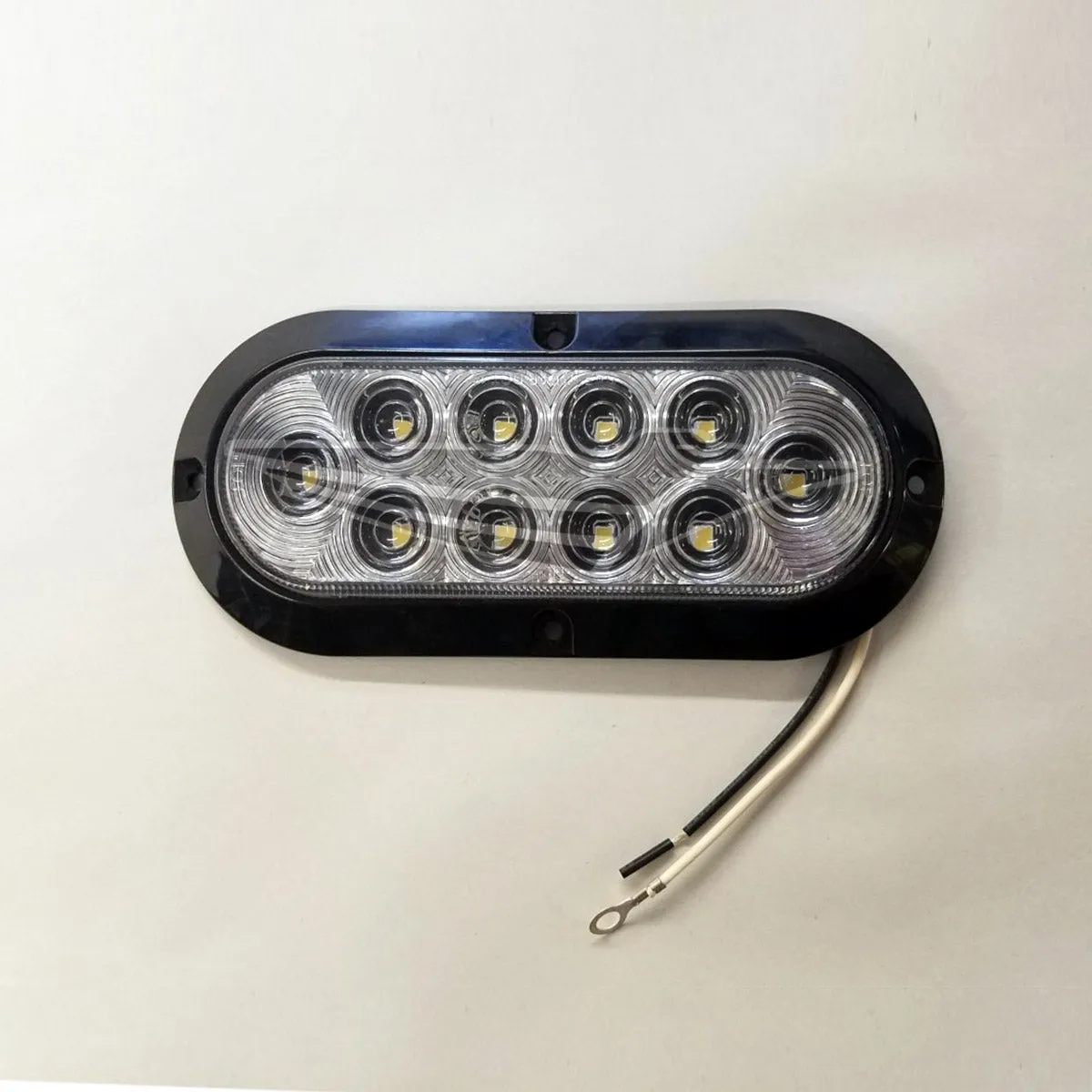 6" Oval LED Surface Mount Backup Light (10 Diodes)