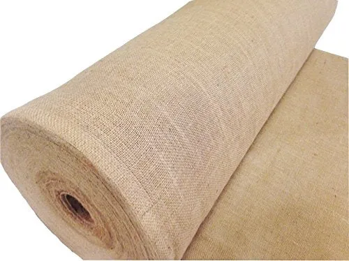 AK-Trading 90-Inch Wide Natural Burlap Fabric - Perfect for Weddings, Events, Home, Crafts, Gardening (90" Wide x 10 Yards Roll)