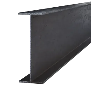 Black Steel Wide Flange Beam