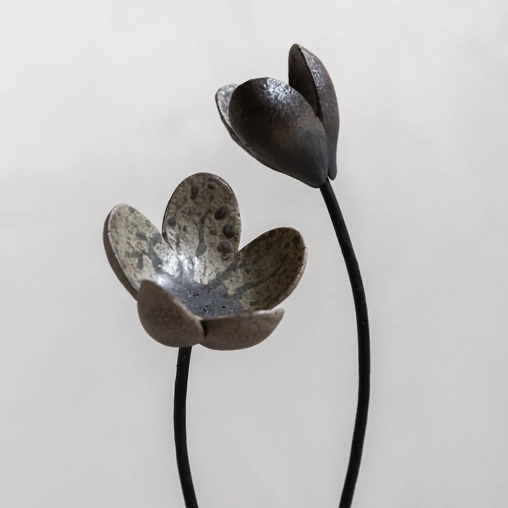 Ceramic Flower Statue