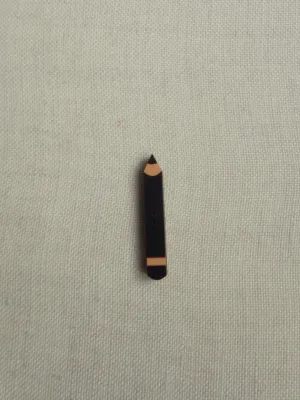 Crayon Button - Black