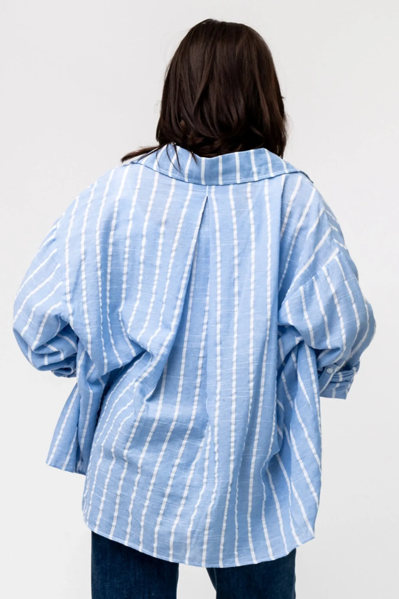 Eli Button Down in Blue - FINAL SALE