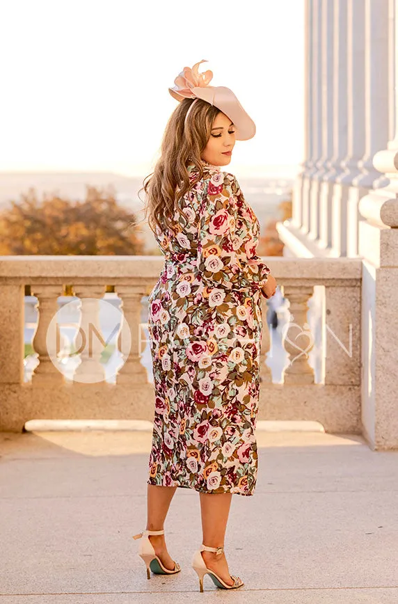 Eloise Rose Multi Floral Dress - DM Exclusive