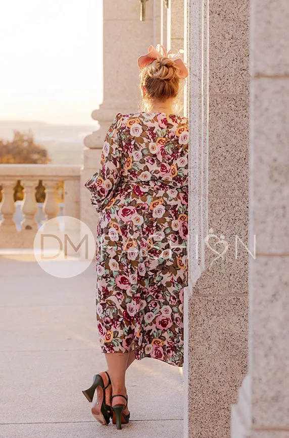 Eloise Rose Multi Floral Dress - DM Exclusive