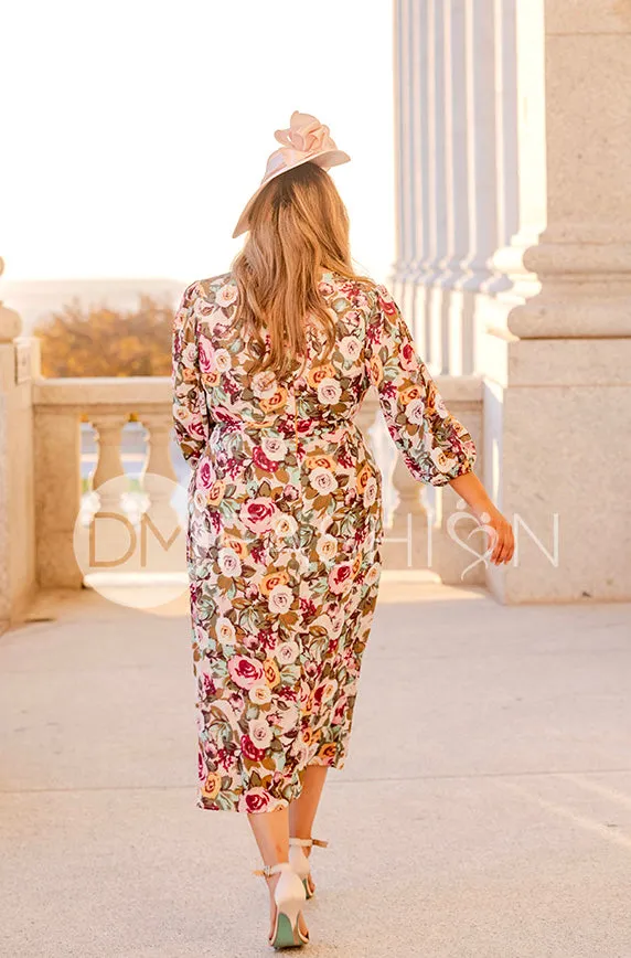 Eloise Rose Multi Floral Dress - DM Exclusive