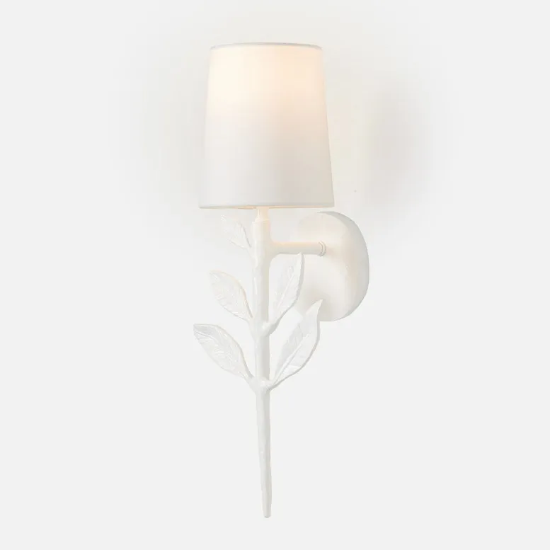 Emmeline Sconce Matte White Aluminum - multiple options