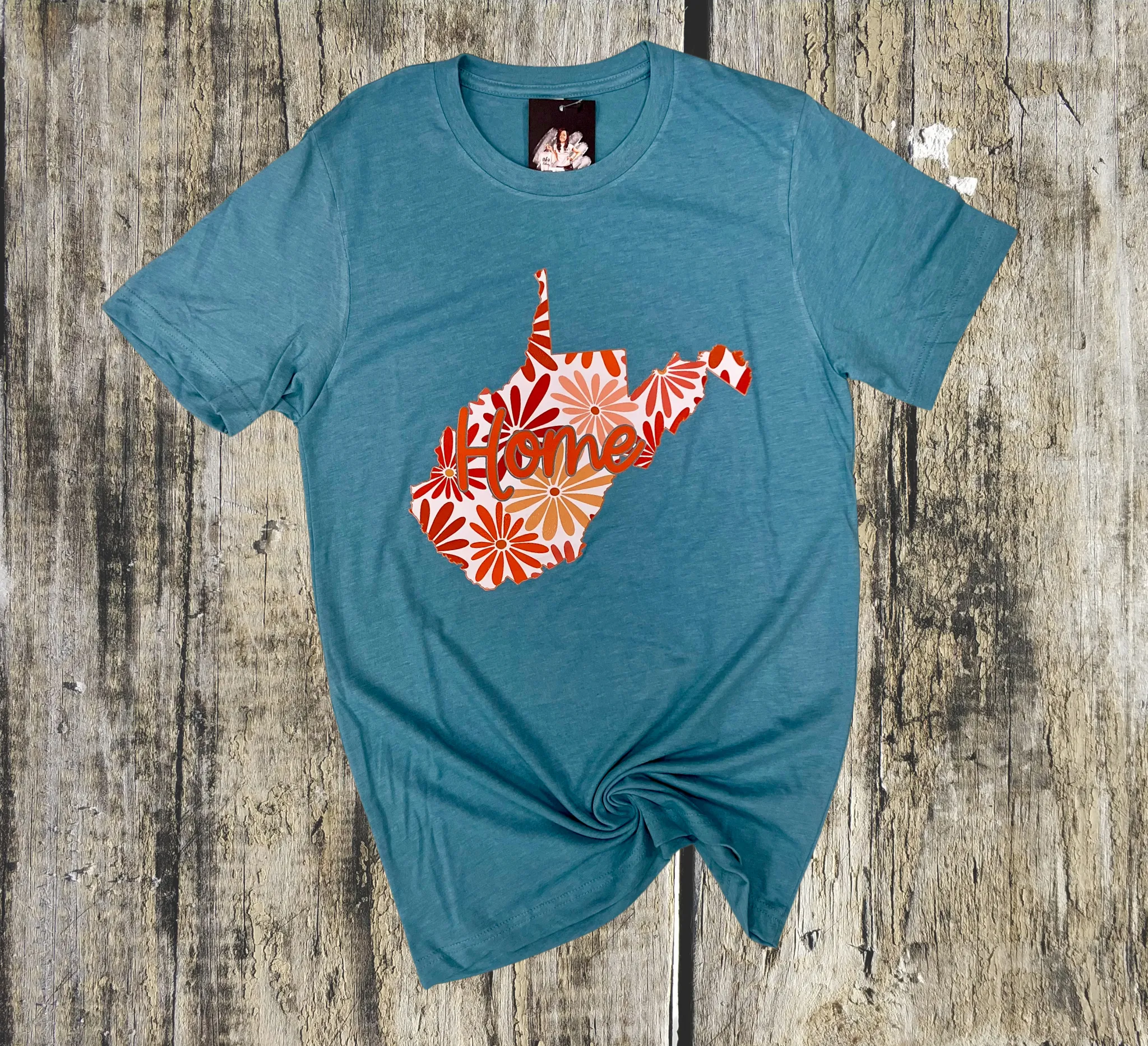 Floral West Virginia Tee