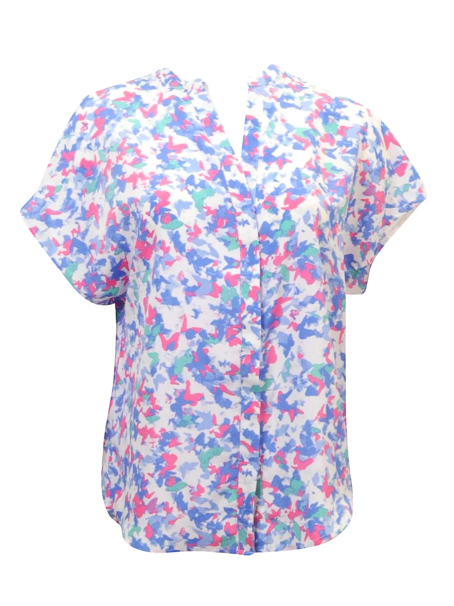 Harve Bernard Abstract Floral Top