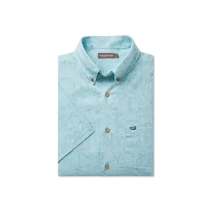 Island Linen Shirt - Flamingos