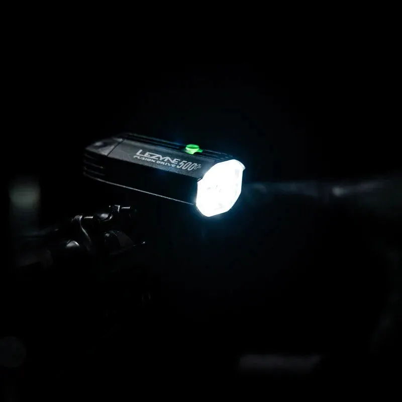 LEZYNE Fusion Drive 500  Bicycle Front Light 500 Lumen White LED, USB-C Rechargeable