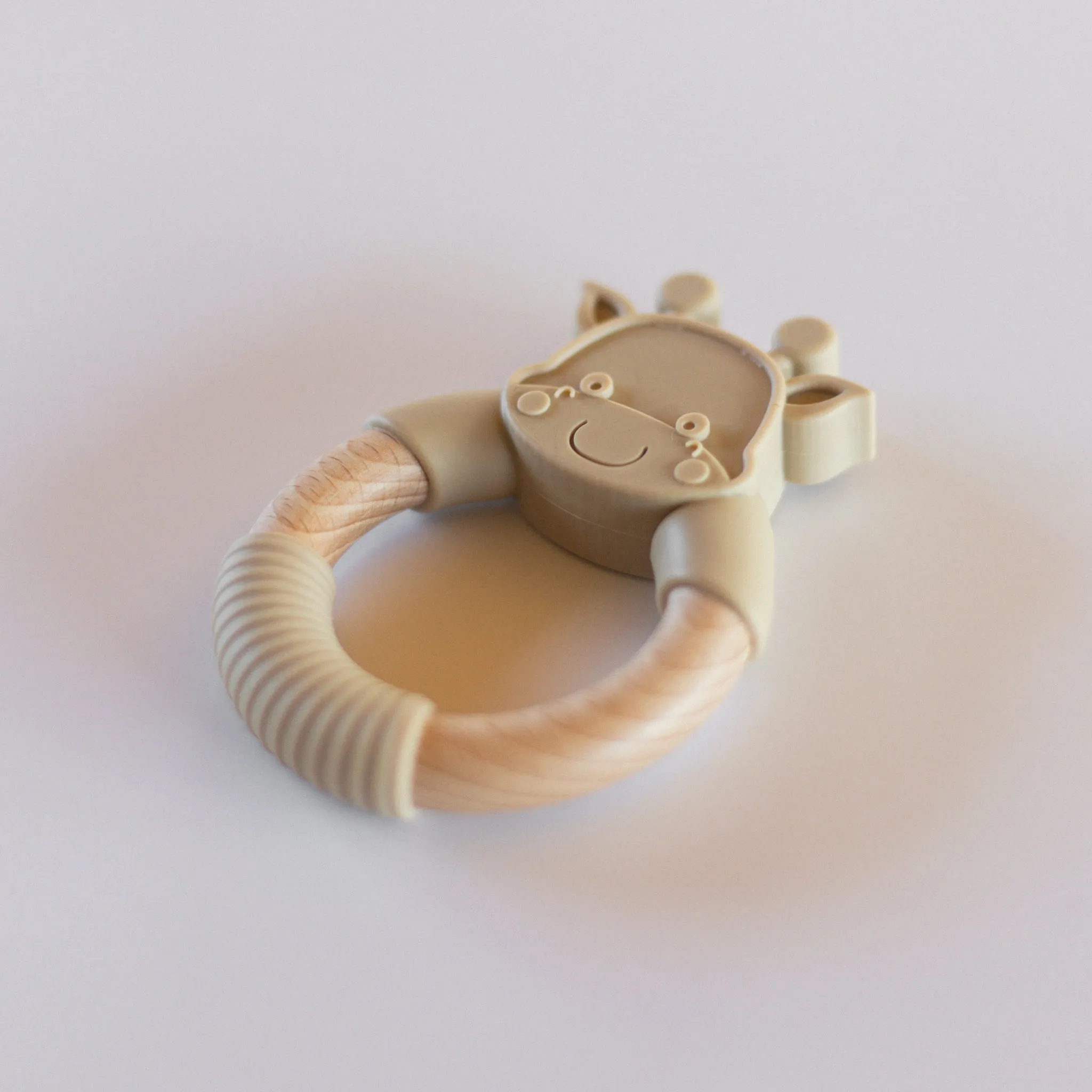 Linen Giraffe Teether