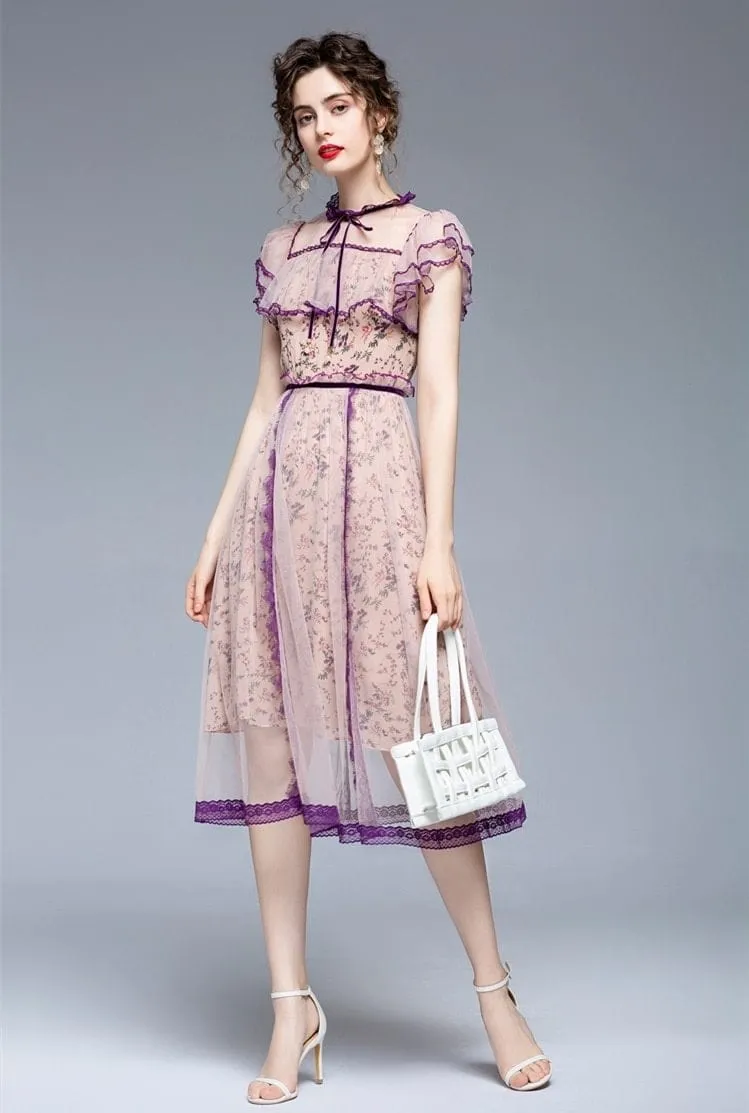 Lisa Lavender Dress