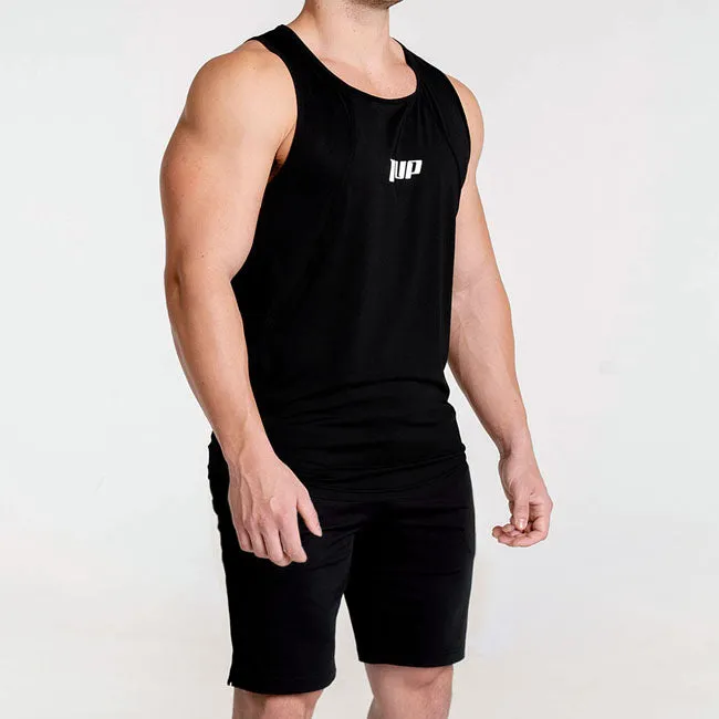 Men's Tank Top & Shorts Black Combo