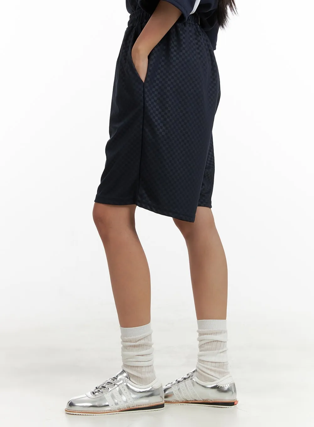 Mesh Oversized Shorts CU414