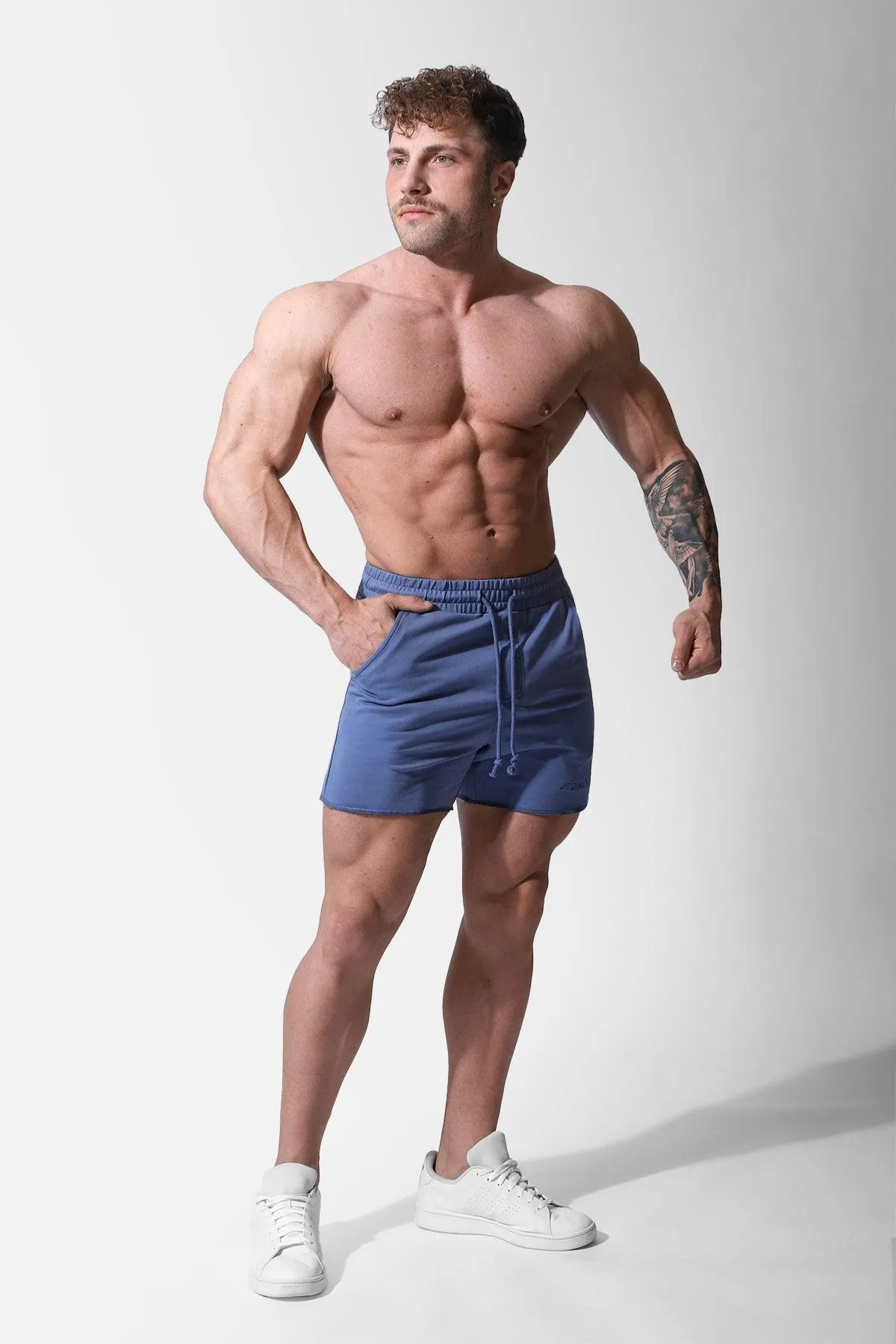 Motion 5'' Varsity Sweat Shorts - Steel Blue