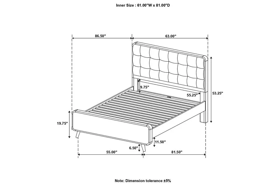 Rebel Queen Bed