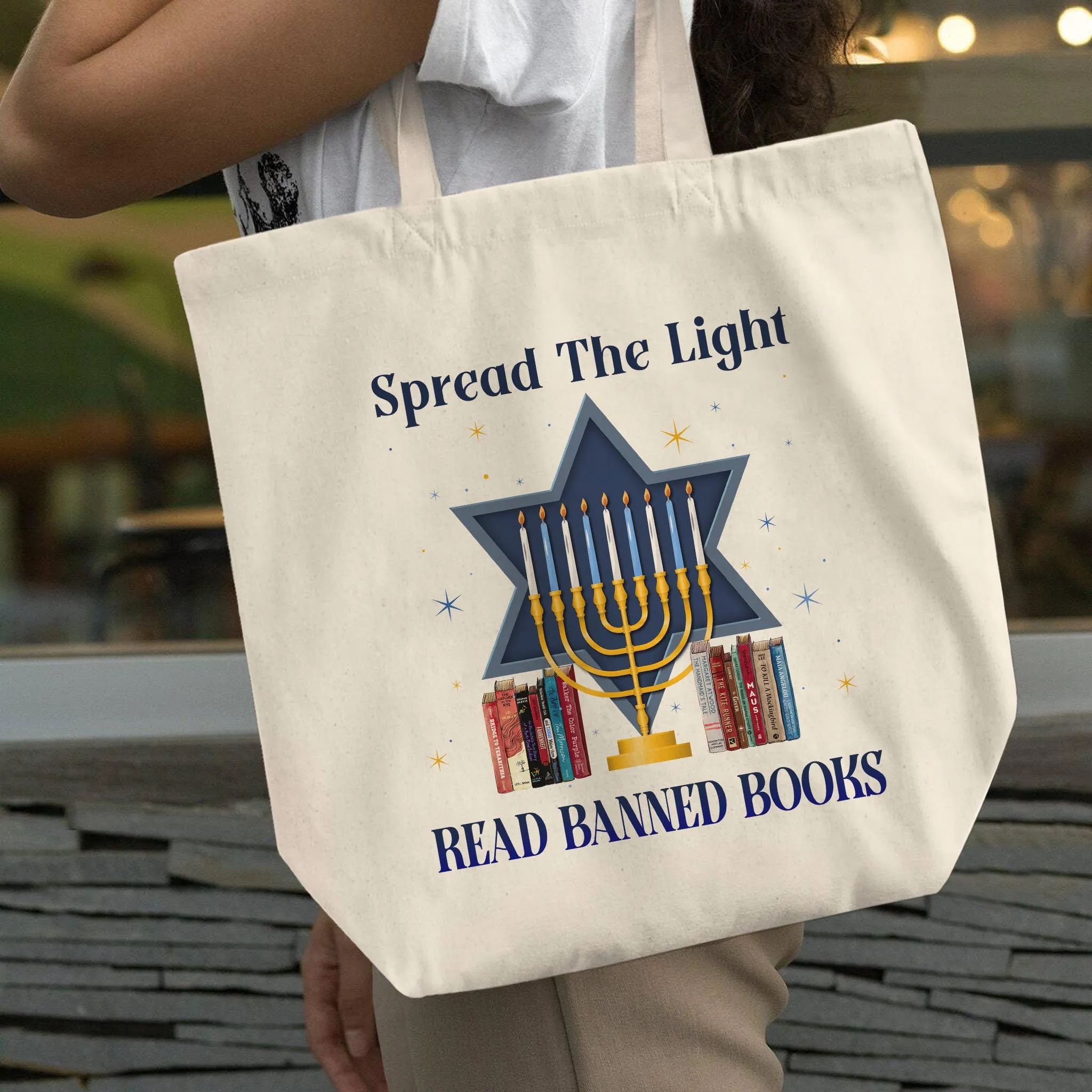 Spread The Light Read Banned Books Book Lovers Gift TBW343