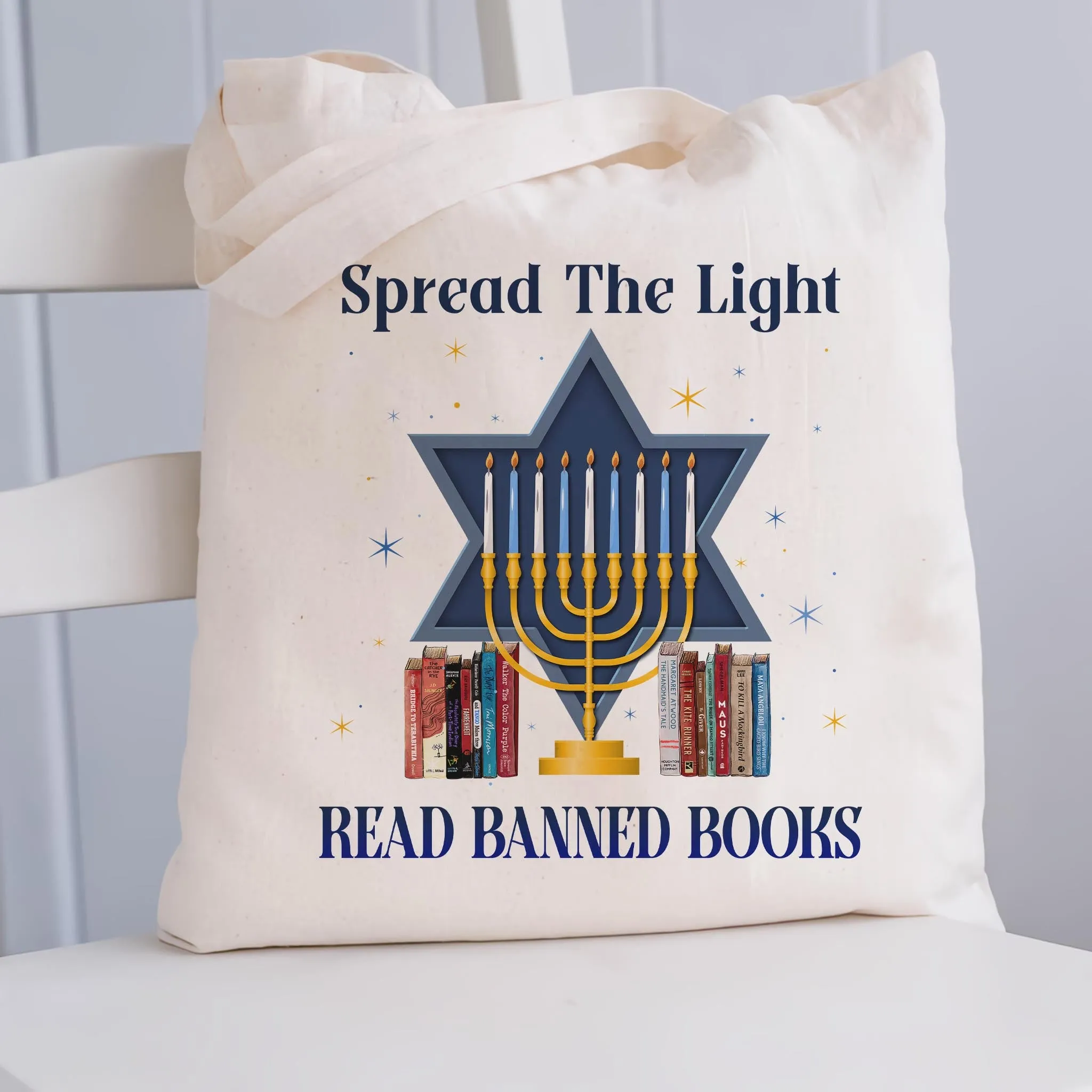 Spread The Light Read Banned Books Book Lovers Gift TBW343