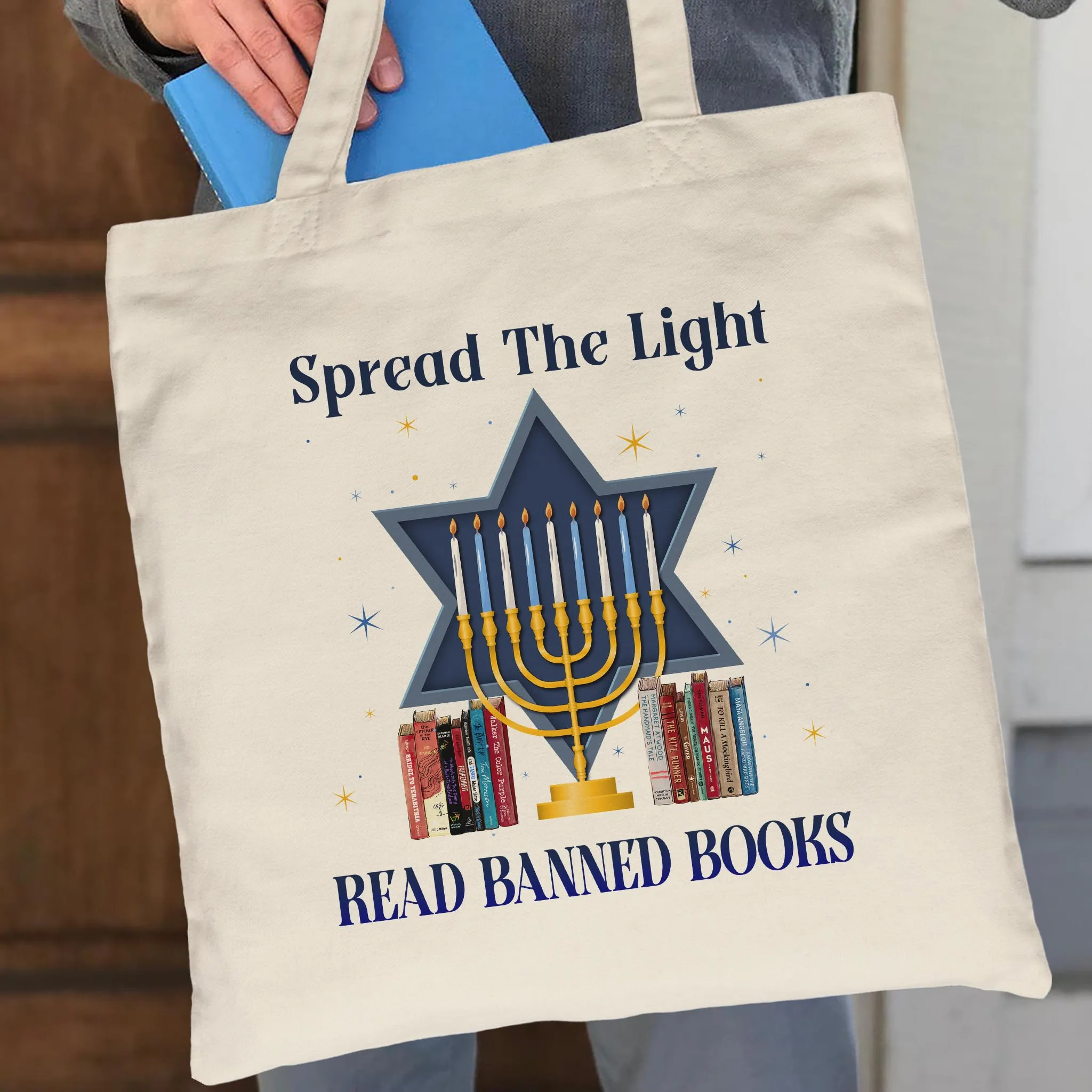 Spread The Light Read Banned Books Book Lovers Gift TBW343