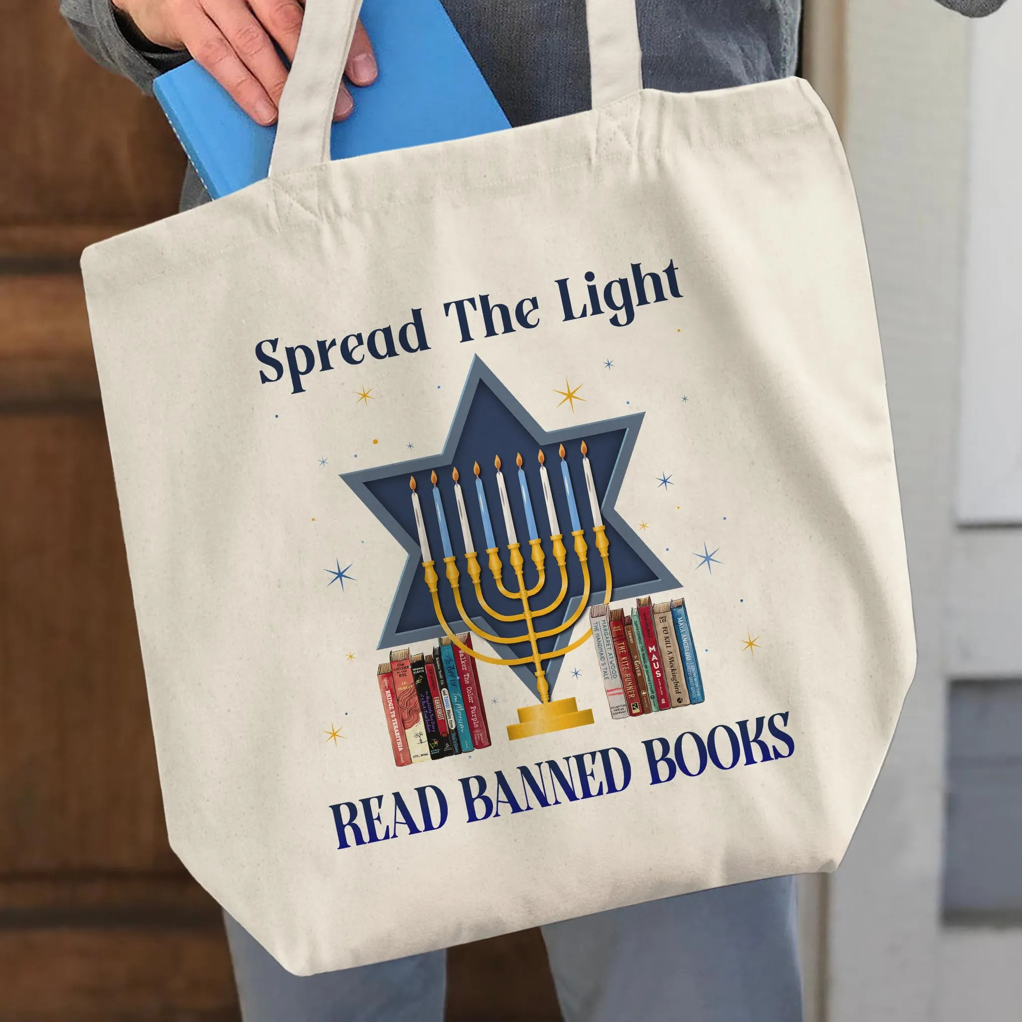 Spread The Light Read Banned Books Book Lovers Gift TBW343