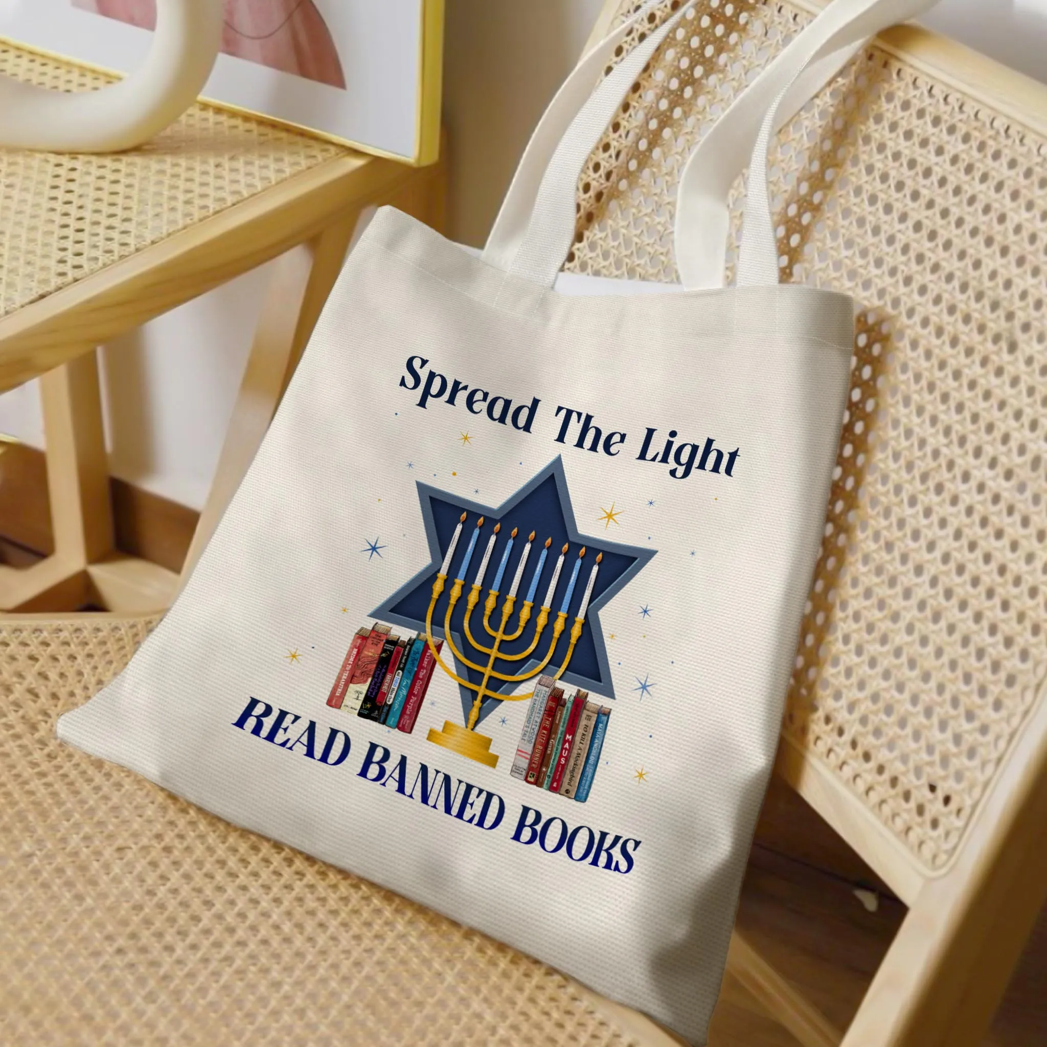 Spread The Light Read Banned Books Book Lovers Gift TBW343