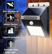 Super Bright Solar Sensor Light That Lights Automatically at Night When Movement is Detected